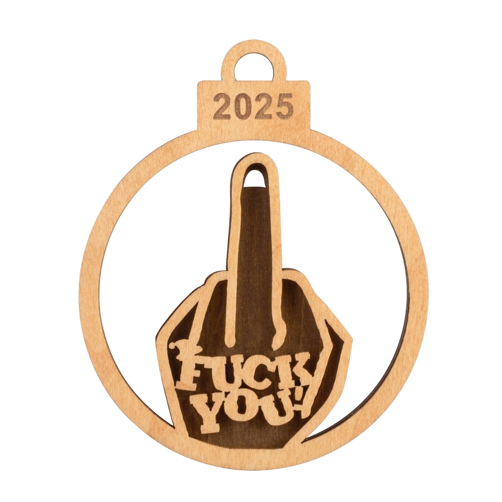 Amazon.com: Creawoo Fuck You 2025 Funny Christmas Ornaments with