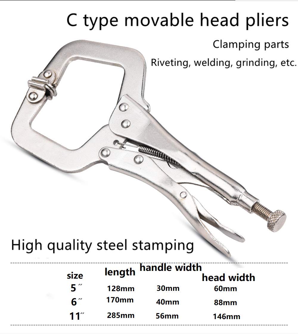 Amazon | 5インチCクランプ、6インチCクランプ、11インチCタイプ