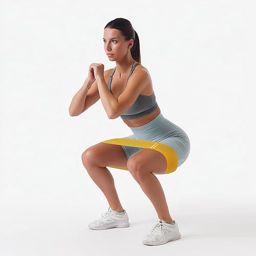 Miniatura 4 de Juego de 5 bandas de ejercicio de resistencia con guía de instrucciones y bolsa de transporte para entrenamiento, terapia física, principiantes de