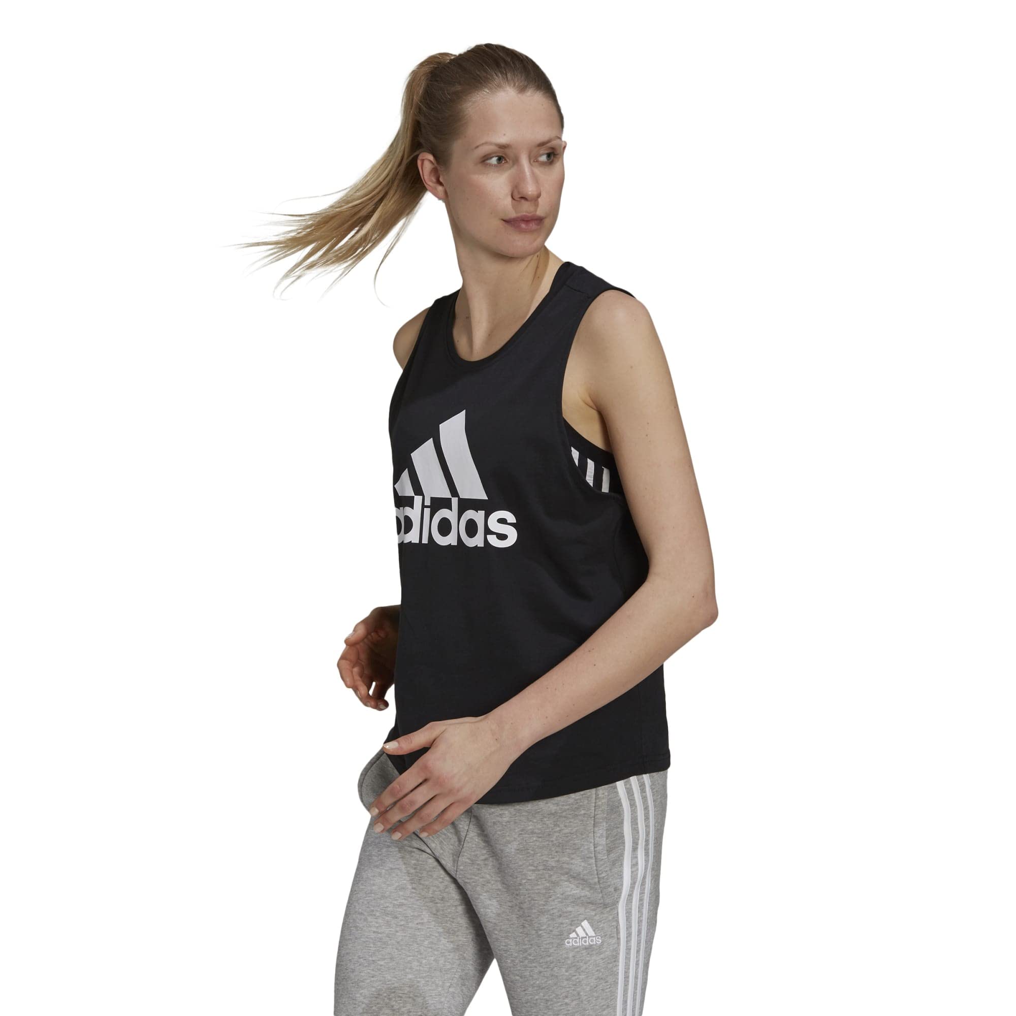 Adidas Essentials Big Logo T-Shirt Senza Maniche Donna (Pacco da 1)