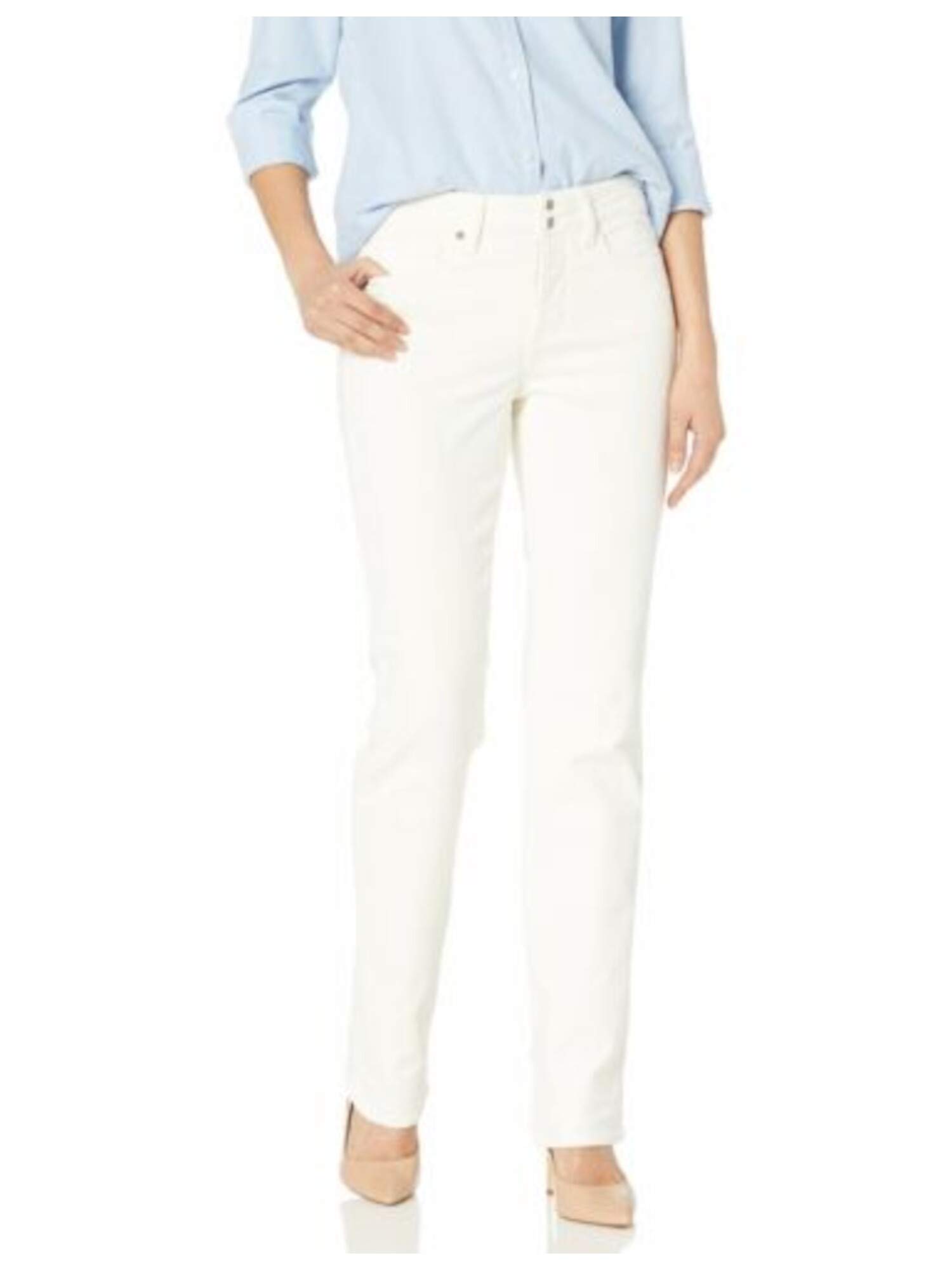 NYDJ womens Marilyn Straight Denim jeans, Black Bdm, 12 US — view 57
