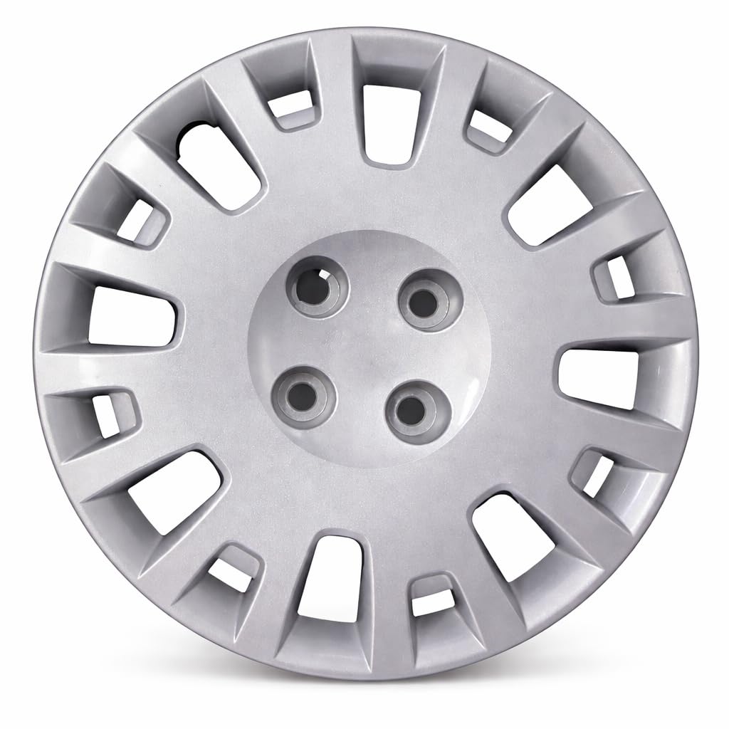 Set 4 Copricerchi 15 Pollici Compatibili con Citroën Nemo e Fiat Fiorino/Qubo dal 2008 in poi - Kit 4 Copriruota Auto dal Design Elegante, Installazione Rapida