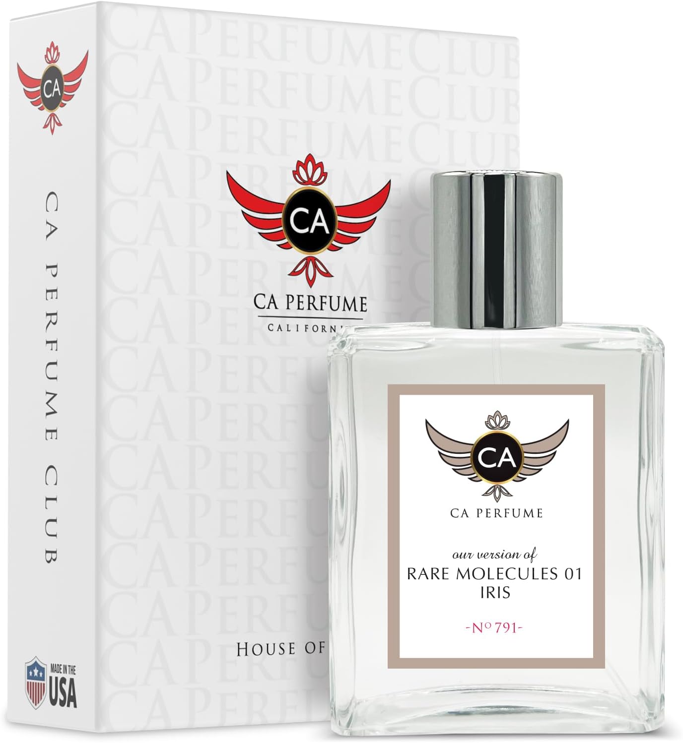 - CA Perfume Impression of Rare Molecules 01 Iris for Women and Men Eau De Parfum Woody Scent Long Lasting Unisex Fragrance Signature Scent for Day and Night Wear 3.4 Fl Oz 100ml