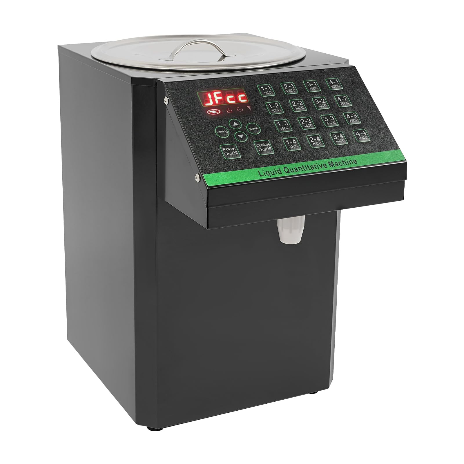 8L Automatischer Fruktose Spender Sirup Spender mit LED Display