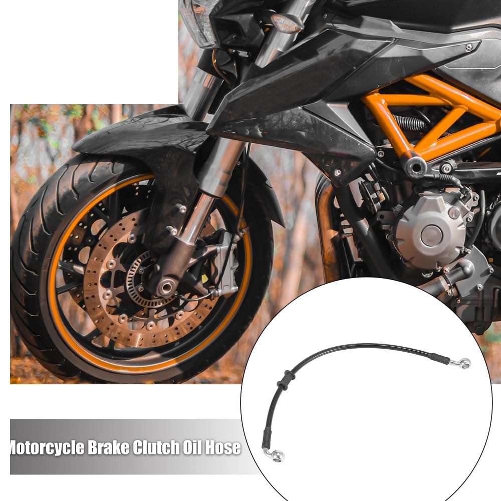 Moto Tubo Freno Tubo Flessibile per Olio Frizione Freno Moto Tubo Universale Intrecciato in Acciaio Inossidabile Rinforzato Idraulico da 40 Cm-200 Cm(180cm)