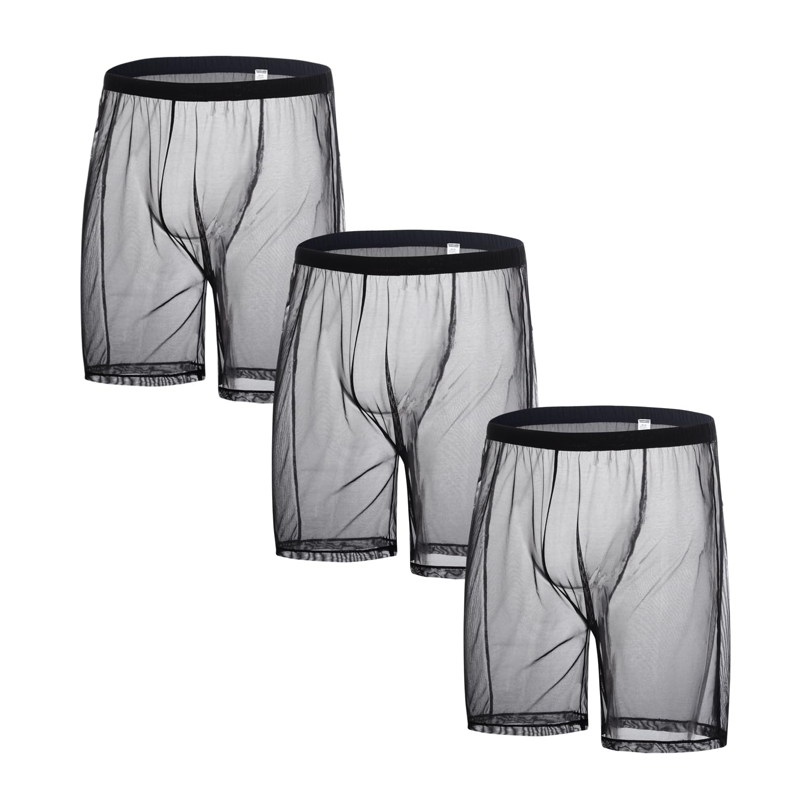 YAHWULAI Herren Boxershorts Männer Unterwäsche Sexy Weich Hautfreundlich und Bequem mit Einem Großen Beutel