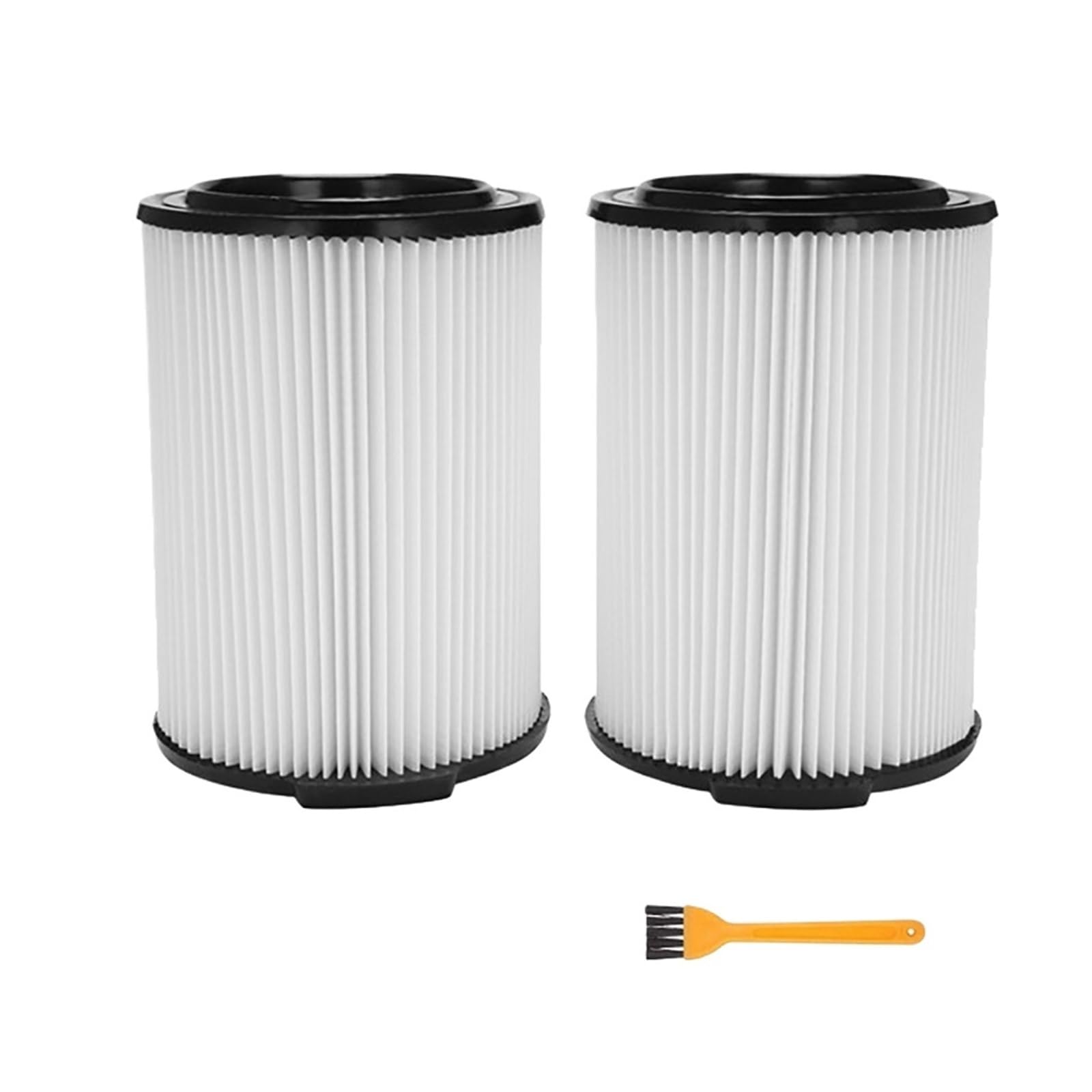 Lipski Reemplazo de Filtro HEPA de aspiradora en seco y húmedo estándar de 2 Piezas, Lavable, Compatible con Filtro de aspiradora Ridgid VF4000 Vac de 5-20 galones
