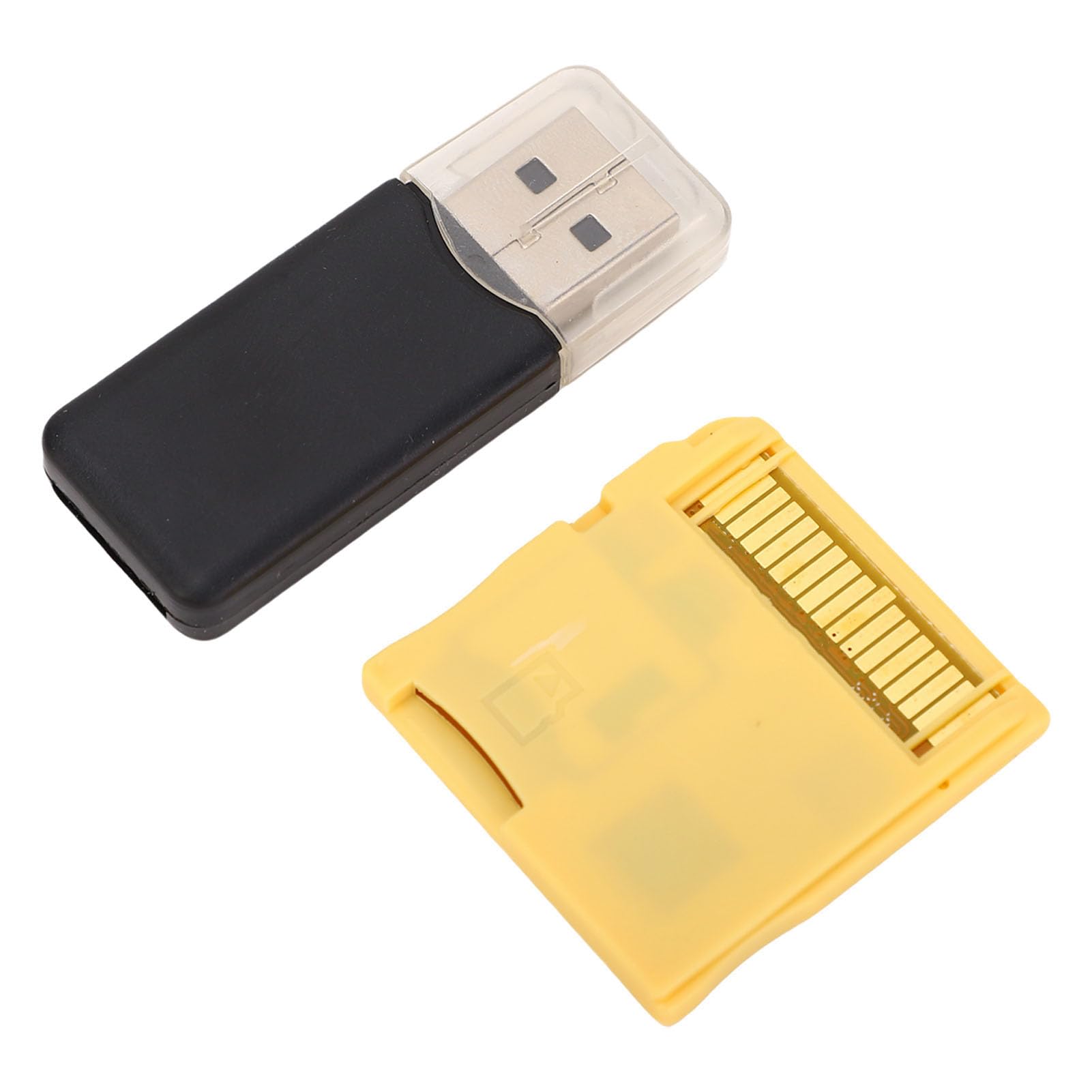 Lazmin112 2025 R4 Carte mémoire de jeux vidéo, puce ASIC construite, carte flash avec lecteur, pour NDS/NDSL/NDSI/NDSI XL/2DS/3DS/3DS XL/Nouveau 3DS XL/2DS XL Doré