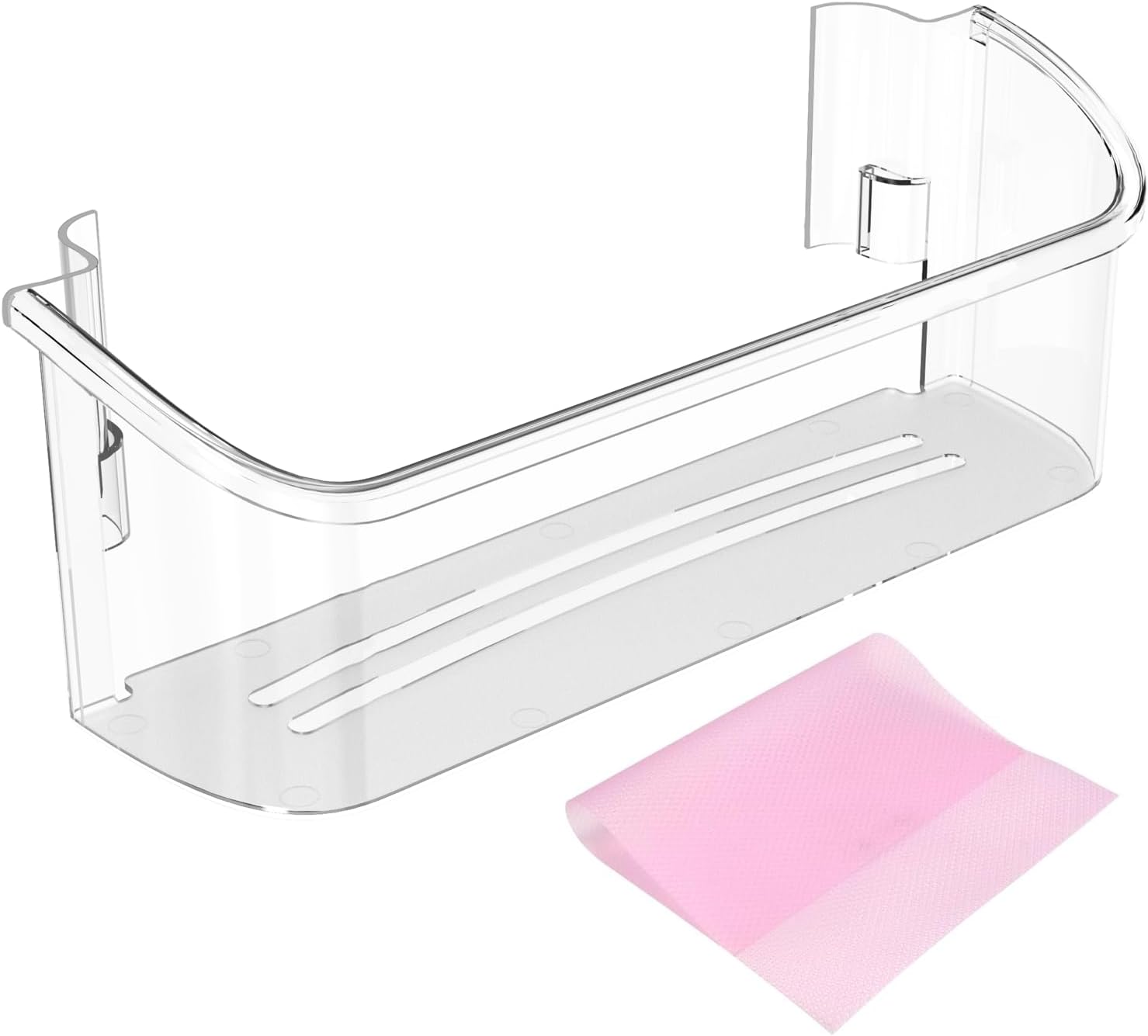 242126602 Refrigerator Door Bin Shelf Replacement for Frigi-daire Refrigerator Bottom Side Door Shelf Bin 2 Shelves, Fetechmate Refrigerator Door Bin Replace FFSS2625TS0 LFSS2612TF0-2 Pack