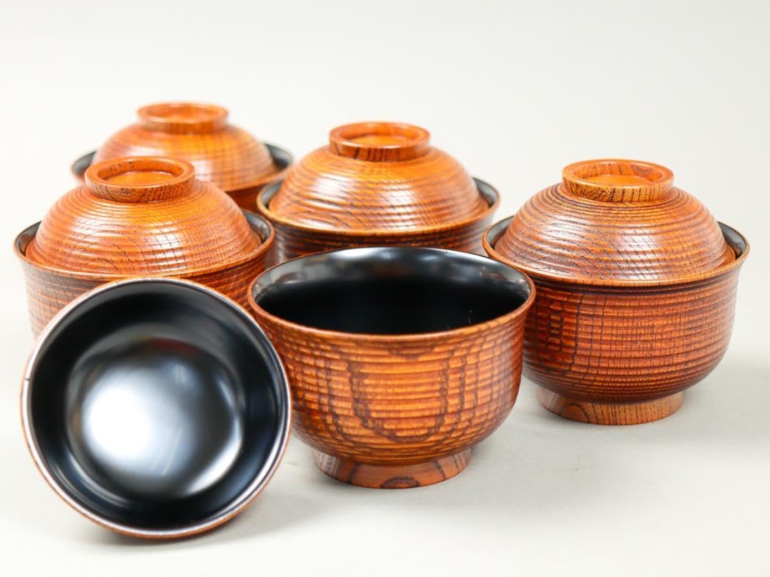 欅大和汁椀 汁椀 味噌汁碗 木箱 高級 味噌汁椀