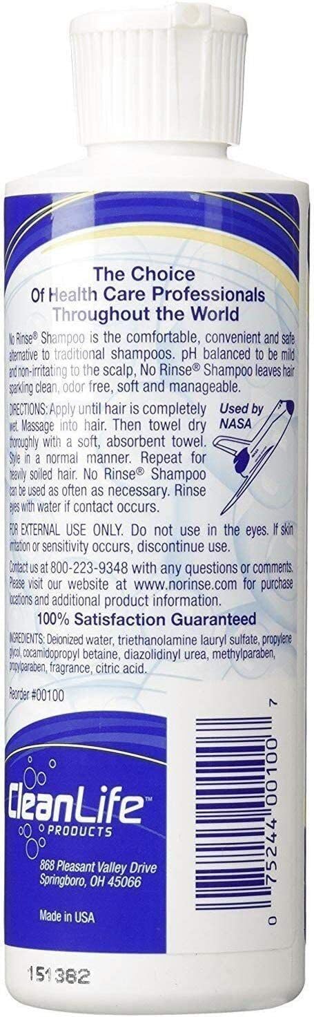 No Rinse Shampoo Cleaner [Set of 2]