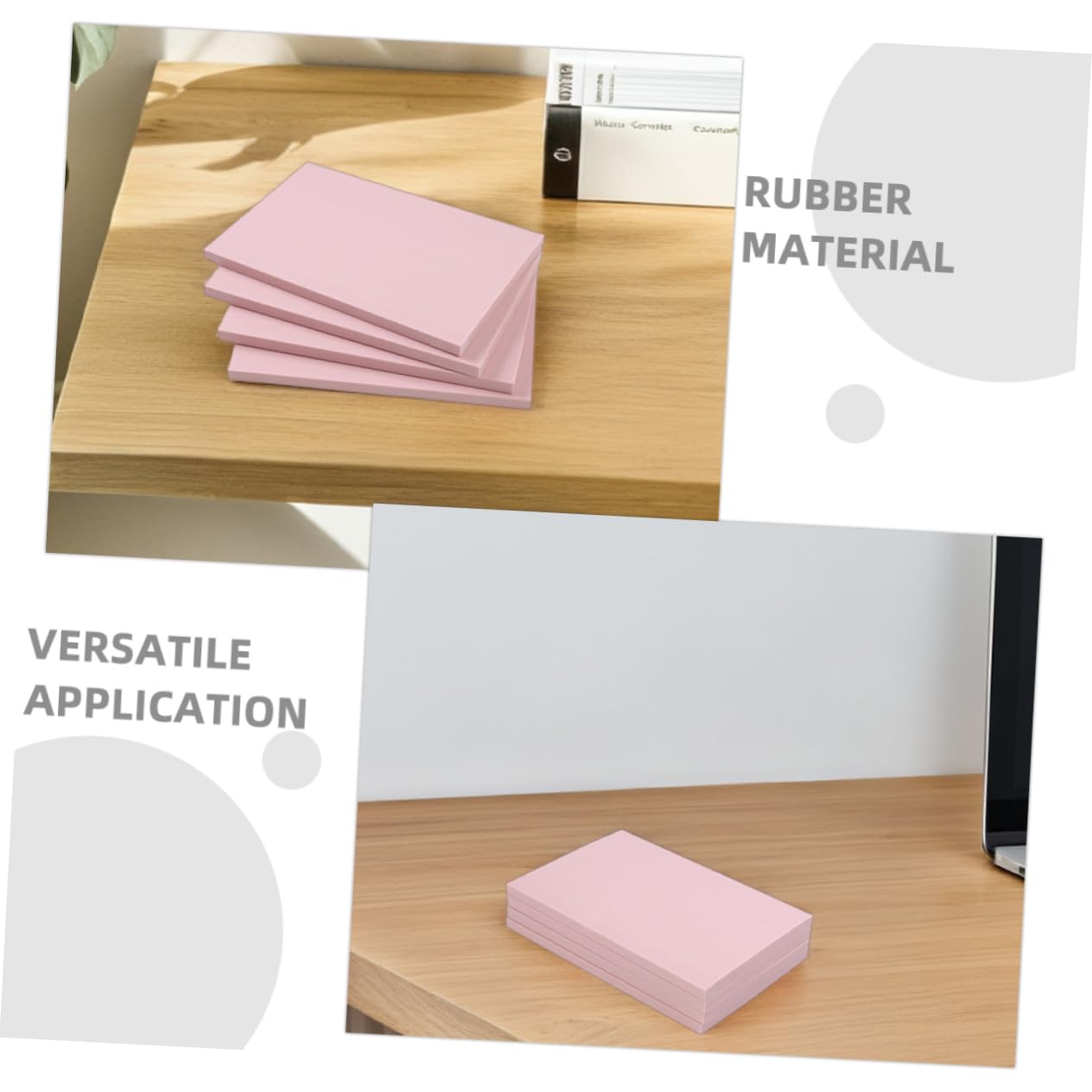 4 Pièces Bloc de Sculpture Caoutchouc pour DIY Matériau Facile à Tailler pour Artistes Débutants et Outils de Gravure Polyvalents pour Projets Créatifs