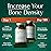 AlgaeCal - Bone Builder Pack for Bone Density Increase, Clinically Supported Plant Based Calcium Supplement & Strontium, Vitamins K2 (100mg), D3 (1600 IU), Magnesium & 16 Essential nutrients
