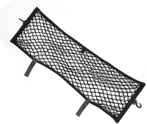 Aramox Red de carga del maletero trasero del coche, almacenamiento de equipaje de carga de cuerda elástica para maletero de malla de red de diseño