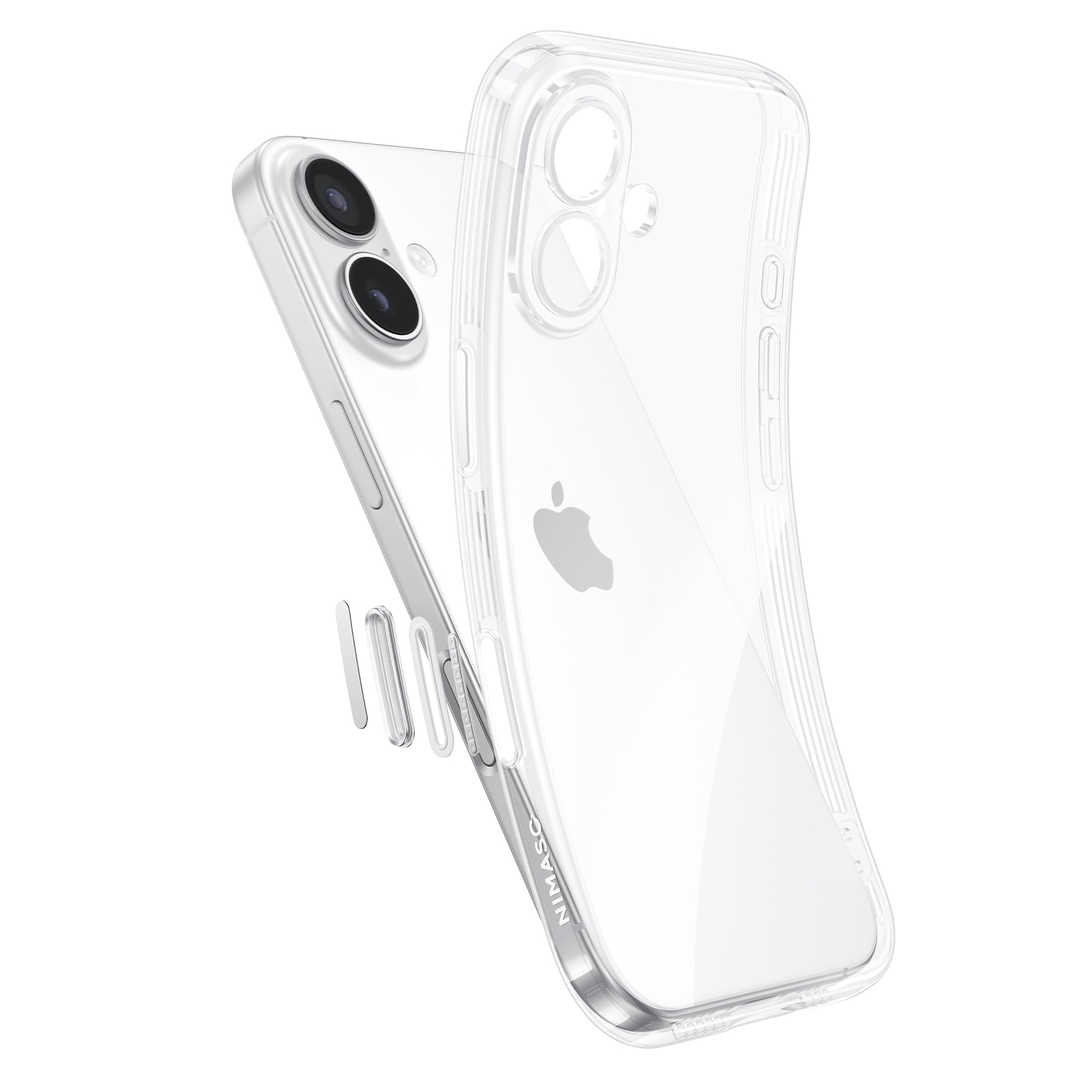 Amazon.co.jp: NIMASO iPhone 17 用 ケースクリア 黄変防止 耐衝撃 米