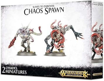 Games Workshop 99120201050 Chaos Spawn Tabletop and Miniature Gaming, Black