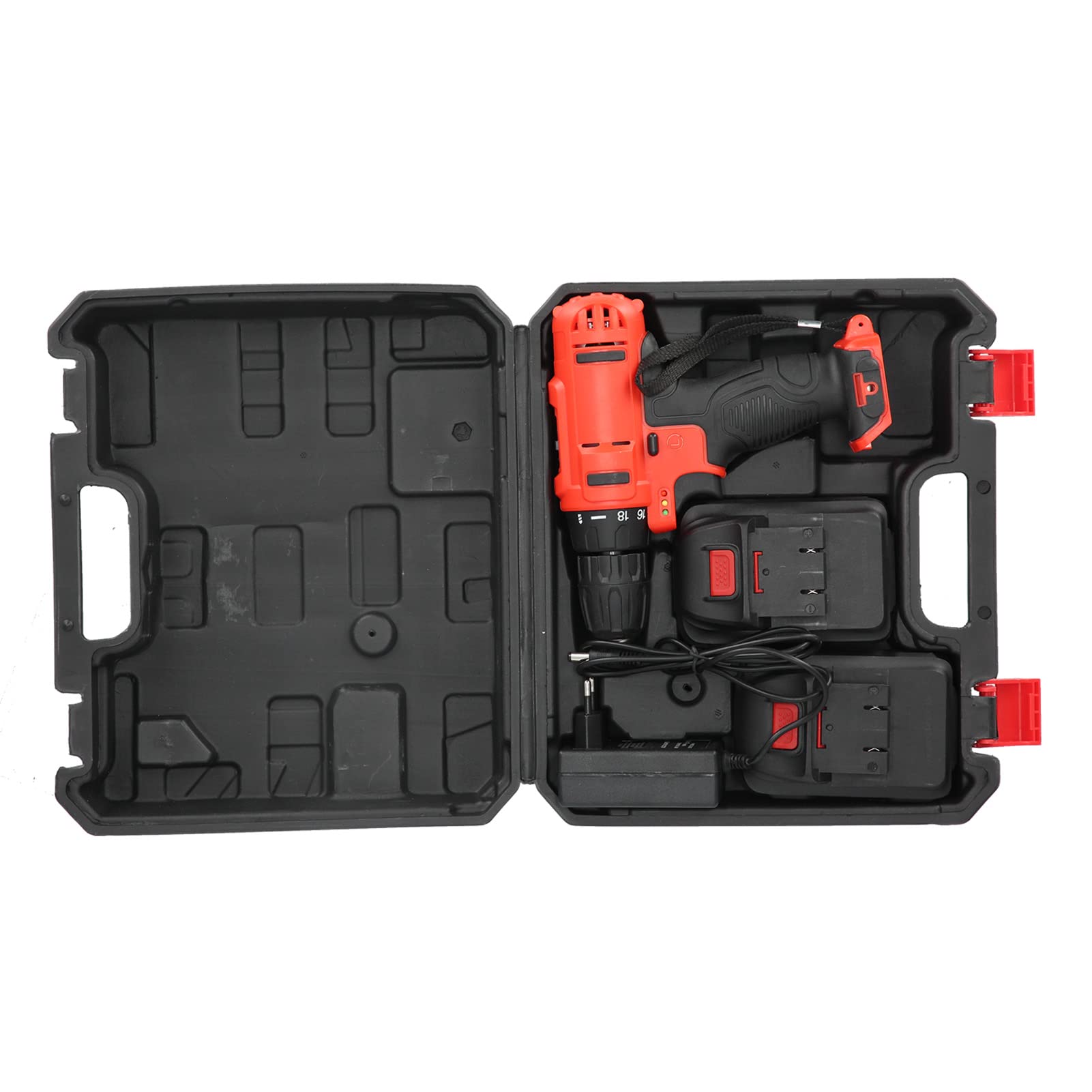Garosa Kit Trapano Avvitatore a Batteria, 21V Ioni di Litio a 2 Velocità