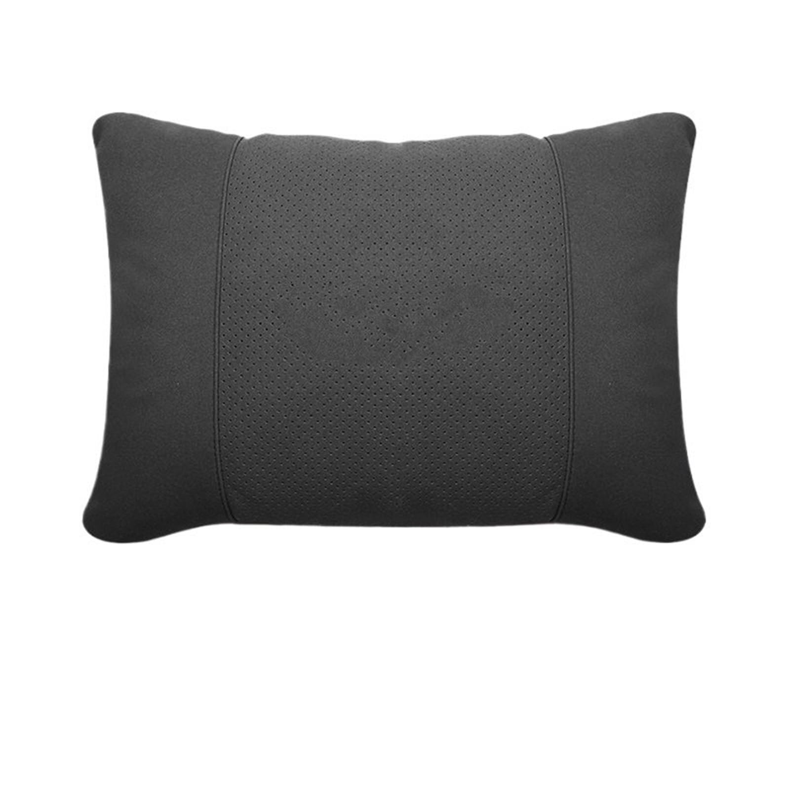 CVPX Seat Headrest Fit For Mustang GT Shelby Headrest Neck Support Seat Lumbar Cushion Soft Neck Pillow Car Seat Pillow(Black 1)