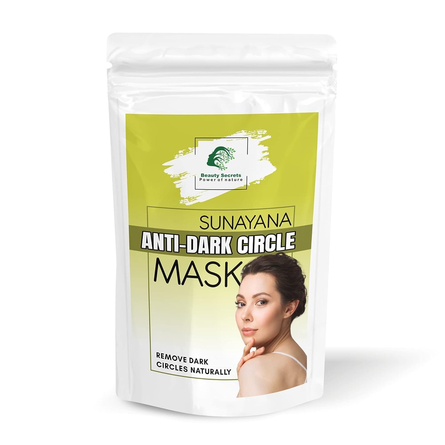 Anti-Dark Circle (Lemon Peel Powder, Green Tea Powder, Aloe Vera Powder, Rose Petal Powder & Moringa Leaves Powder) Naturaly Reduces Dark Circles & Gives Glowing Skin