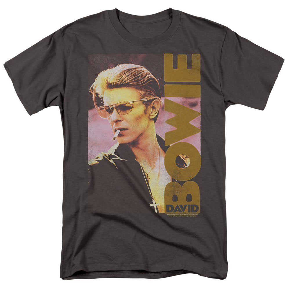 PopfunkClassic David Bowie Smoking Retro Music Legend T Shirt