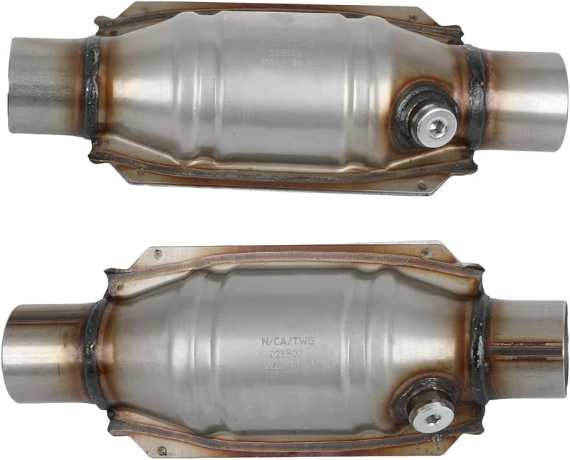 Conversores catalíticos SCITOO 53005 com entrada e saída de 5,72 cm – 2 unidades