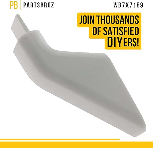 Miniatura 5 de PartsBroz WB7X7189 - Tapa de extremo para manija de puerta, compatible con General Electric Range - Sustituye a AP2019455 268078 PS256619 WB07X7189