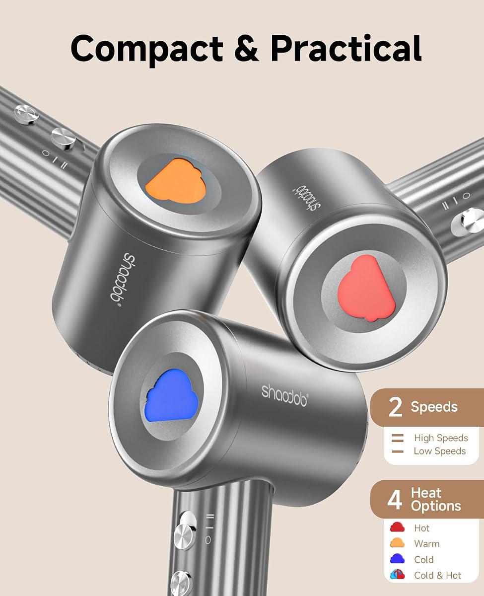 The Airshot Pro High-Performance Hair Dryer Trio view 3