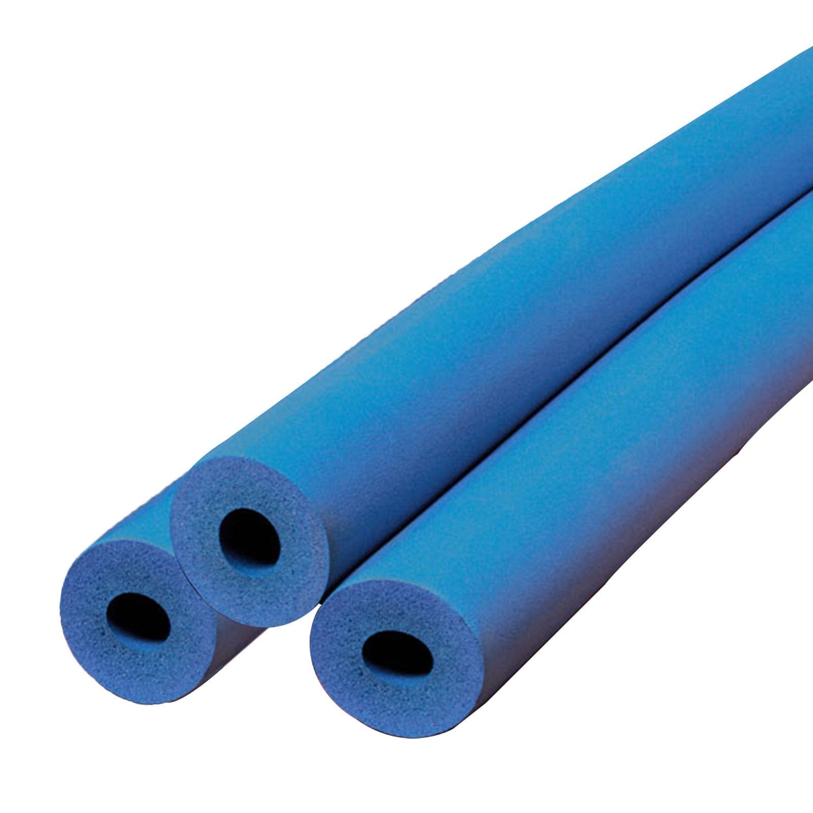 Paquete de 3 Aislante Tubo Aire Acondicionado, Tubo Espuma Aislante para Piscinas Interiores y Exteriores, Manijas, Grifos, Aspersores y Calentadores(Blue,4.3*2.0cm/1.7in*0.8in)