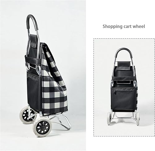 Miniatura 3 de Ruedas de carrito de compras de 6.496 in, ruedas de espuma de núcleo de plástico, para carrito de compras, carrito de equipaje de viaje, carga