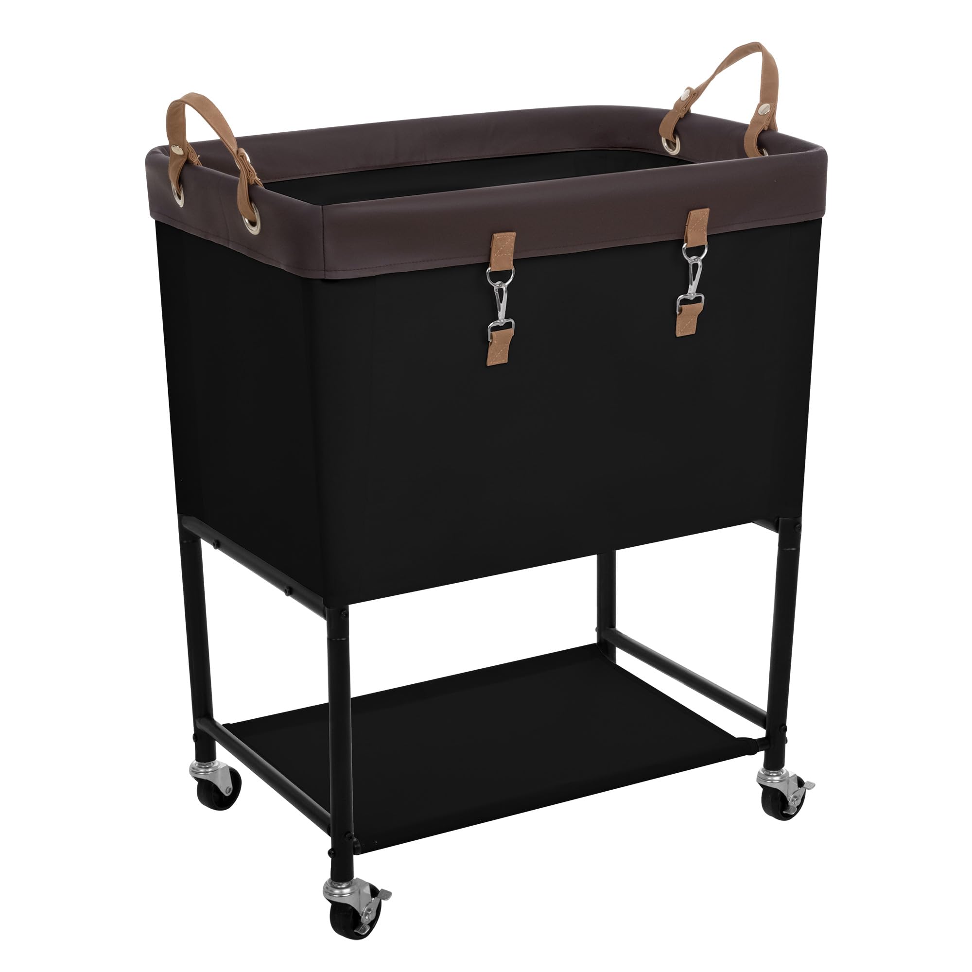 Amazon.com: StorageWorks Laundry Cart, 2 Tier Rolling Basket with
