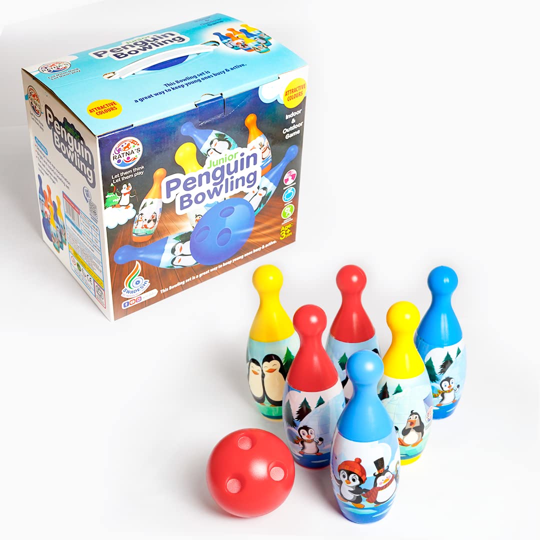 See full amazon price history chart for Ratnas Junior Penguin Bowling Set with 6 Pins & 1 Ball Toys Sports Game Gift for Kids Ratnas Junior Penguin Bowling Set with 6 Pins & 1 Ball Toys Sports Game Gift for Kids (B0BCGV25VY) Amazon Price History, Amazon Price Tracker