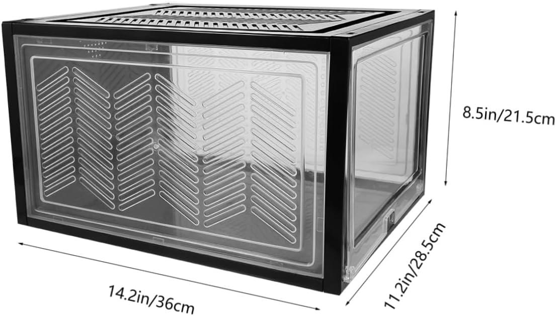 GLEAVI 2pcs Thickened Dustproof Shoe Storage Box Stackable Shoe Organizer for Cabinets for Home Space Saving Design