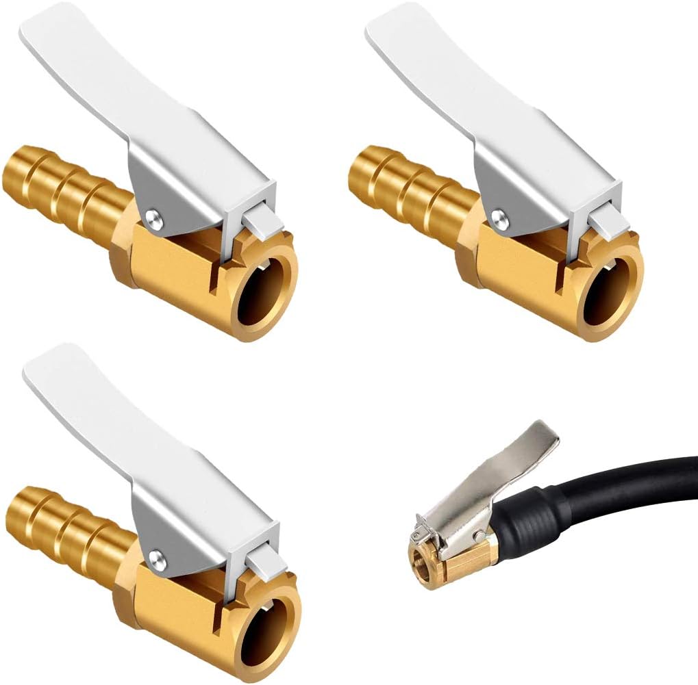 4 Connettori Valvola Pneumatica In Ottone - Per Pompa Aria 8mm, Gonfiaggio Auto E Bici - Foto 10