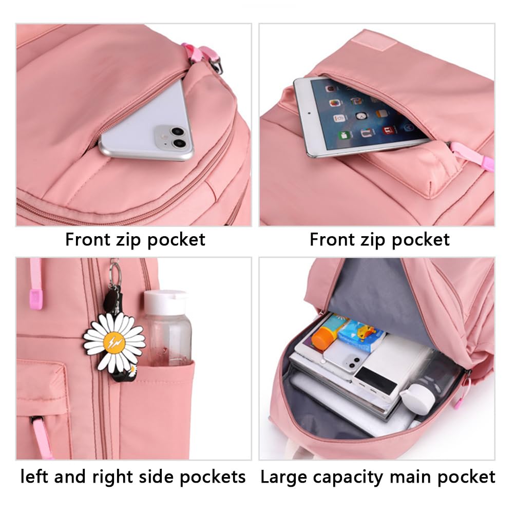 Cartable a Roulette Filles Primaire, Sac à Dos Roulettes Scolaire Garçon, Noir