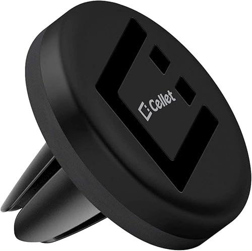 Soporte magnético para teléfono celular de ventilación de automóvil, soporte magnético para teléfono, imanes extra fuertes compatibles con iPhone 14