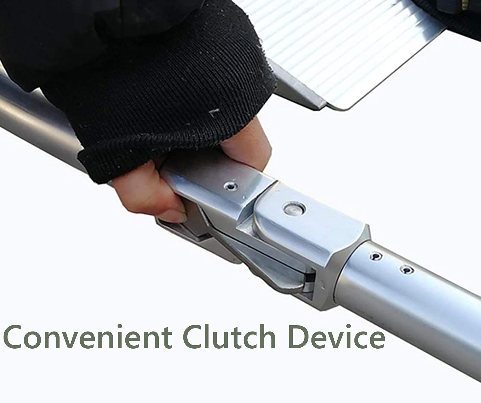 Portable Premiers Soins Brancard, Civière pliable en alliage d'aluminium épaissie, Civière de transport de patient amovible à longueur réglable pour une utilisation hospitalière d'urgence à domicile