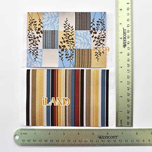 Iland Miniature Dollhouse Accessories Of Carpet For Dollhouse Furniture On 1/12 Scale, Woven Dollhouse Rugs 6” X 4” (2Pcs Stripe) #TOP4
