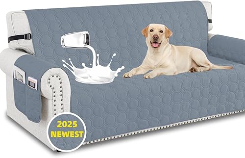 XINEAGE Funda de sofá 100% impermeable para sofá, antideslizante, acolchada, protector de muebles para perros, niños y mascotas, funda de sofá,