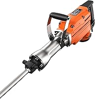 Vista 10 de VEVOR Martillo de demolición Jack, MAX 2200 W martillo eléctrico resistente, rompedor de concreto de 1350 BPM, 2 piezas de cinceles con estuche