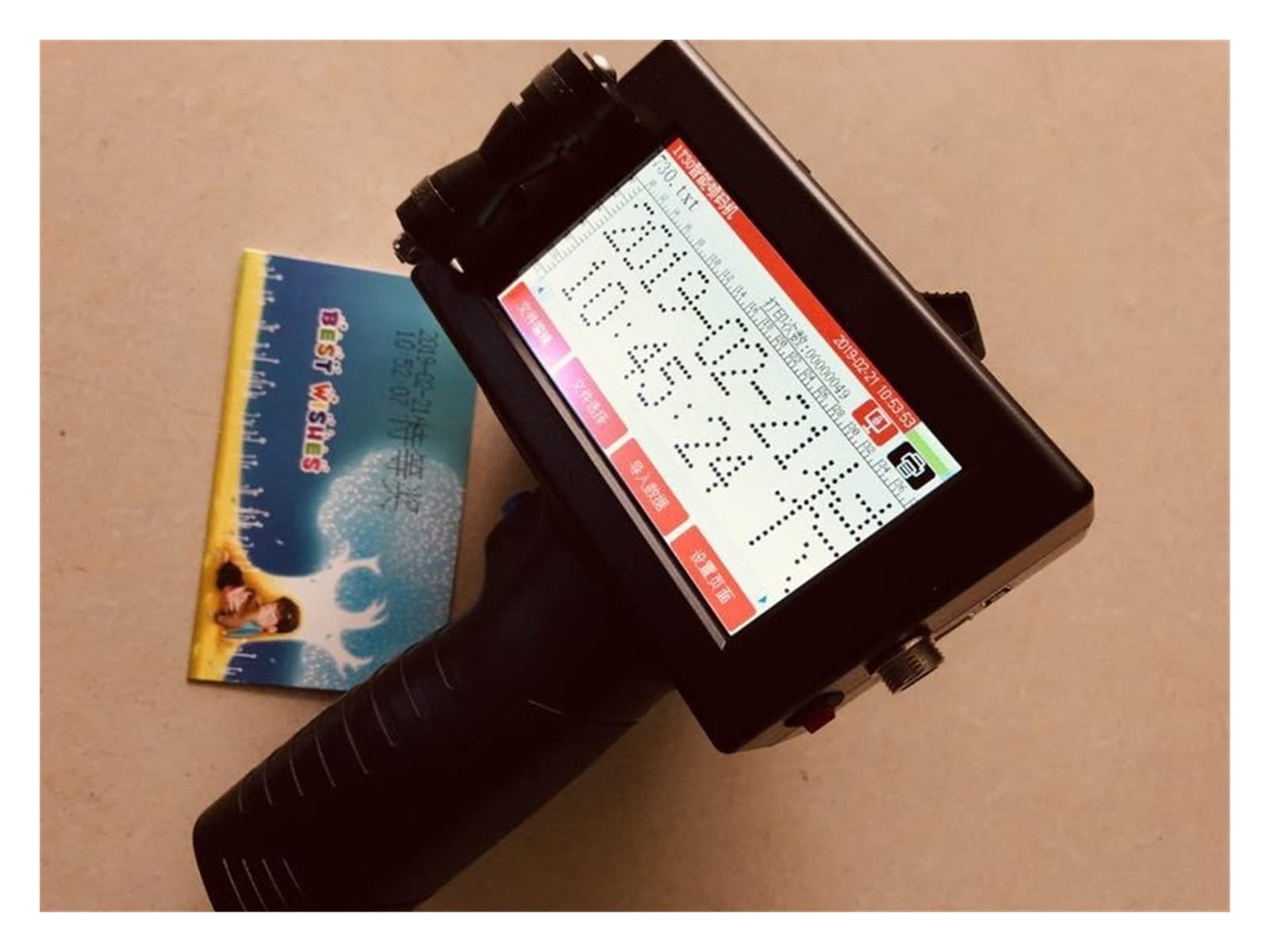 Ręczna drukarka atramentowa, Automatyczna linia montażowa maszyny do kodowania może drukować datę produkcji Qr. Kod online Smart Handheld Inkjet Drukarka Mały(Manual)