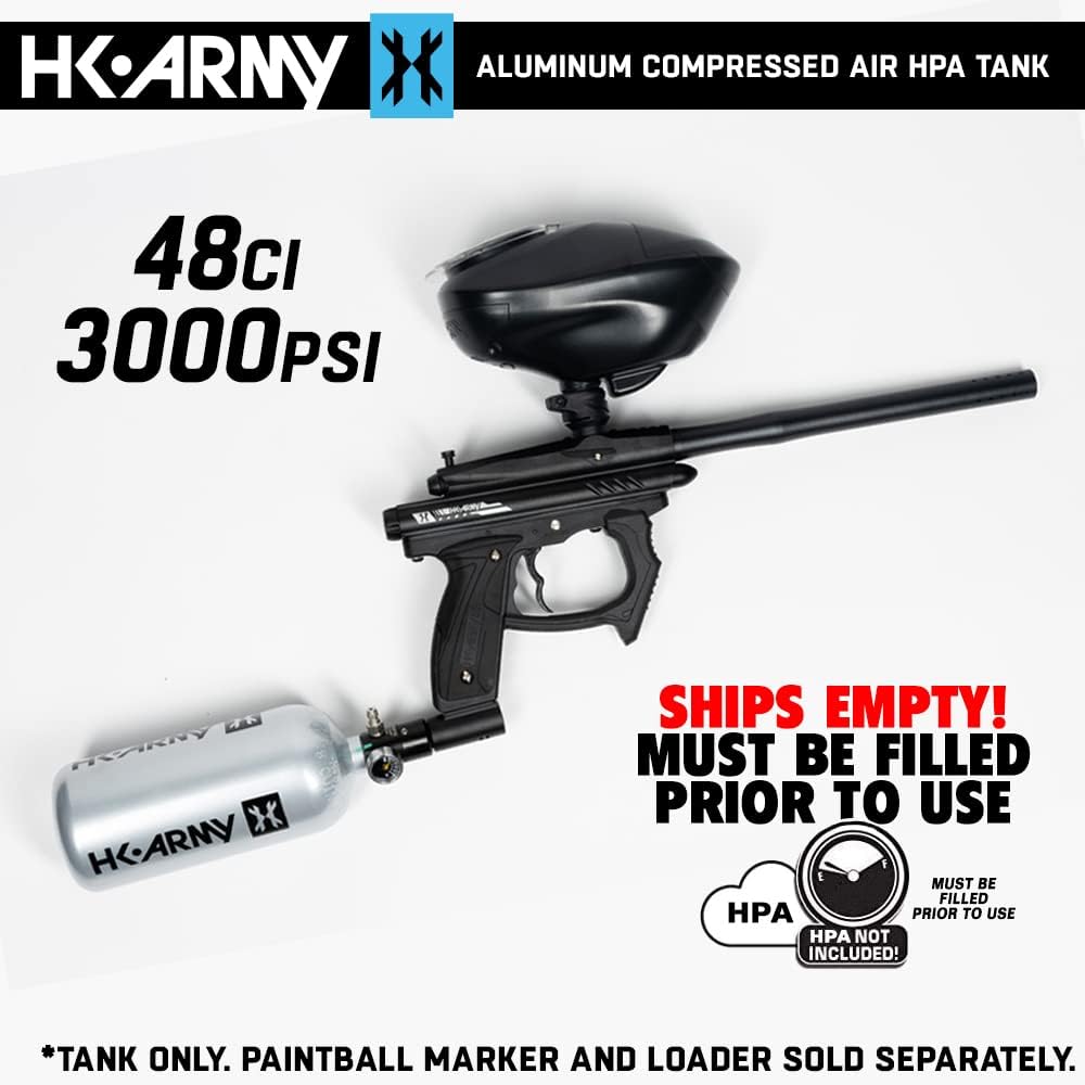 HK Army Aluminum Compressed Air HPA Paintball Tank Air Systems - Standard Regulator