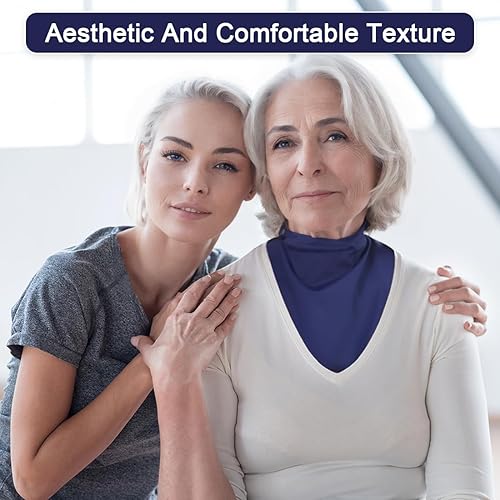 Miniatura 3 de Cubierta para estoma de traqueotomía, cubierta de laringectomía transpirable para cuidado de traqueotomía, suministros de traqueotomía, protector de