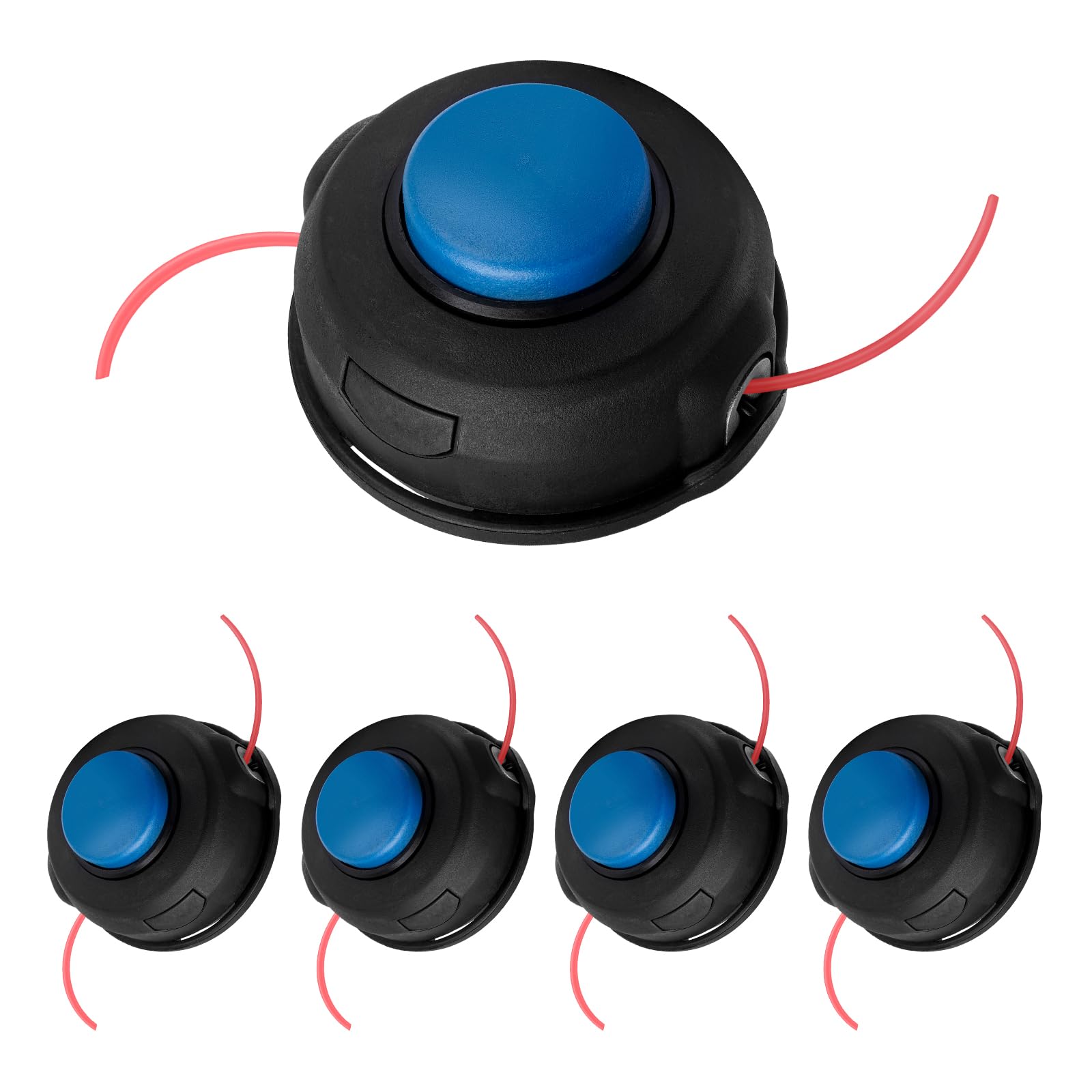 Photo 1 of 5-Pack T25 Tap Advance Trimmer Head for String Trimmers Weed Eaters Compatible with Husqvarna Straight Shaft Trimmers 122C 124C 124L 125C 128LD 322C 130C 130L Replace# 966674401 537338306 537338310