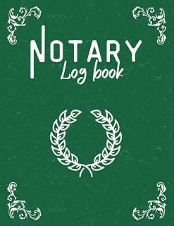 Notary log book: Public Journal to Record Notarial Acts - for 238 Records