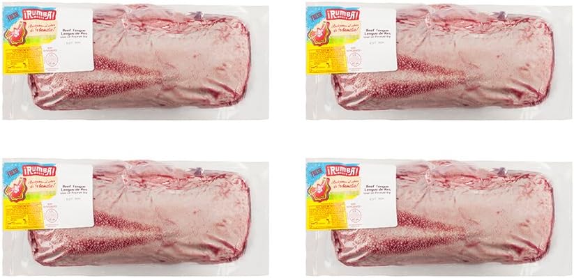 Rumba Meats Beef Tongue Box, Frozen (Pack of 4)