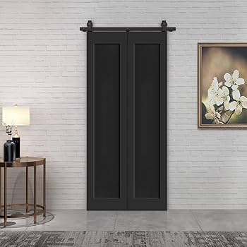 Amazon.com: 22 in. x 80 in. 1 Panel Shaker Hollow Core Black
