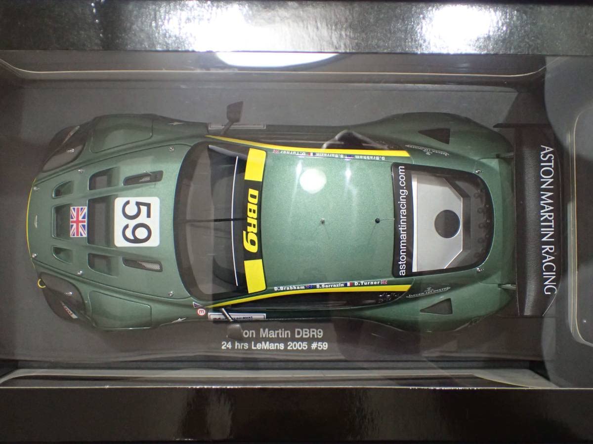 1/18  Autoart オートアート アストンDBR9 ルマン 1/18 AUTOart Aston Martin DBR9 Light Blue Orange w/ Box From