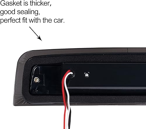 Miniatura 6 de HAKA TOUGH Luz de Freno de Montaje Alto LED para la Tercera Luz de Freno Compatible con Dodge Ram 1500 2009-2018, 25003500 2010-2018 Camioneta