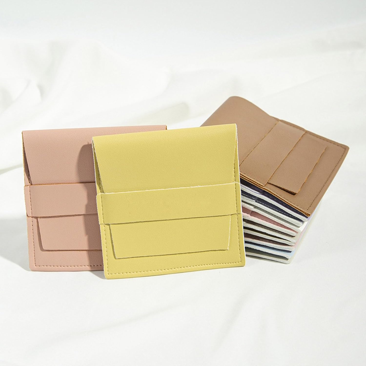 30 Pieces PU Leather Bags Jewelry Storage Bags Storage Bag Suitable For Retailers And Leather Jewelry Bag