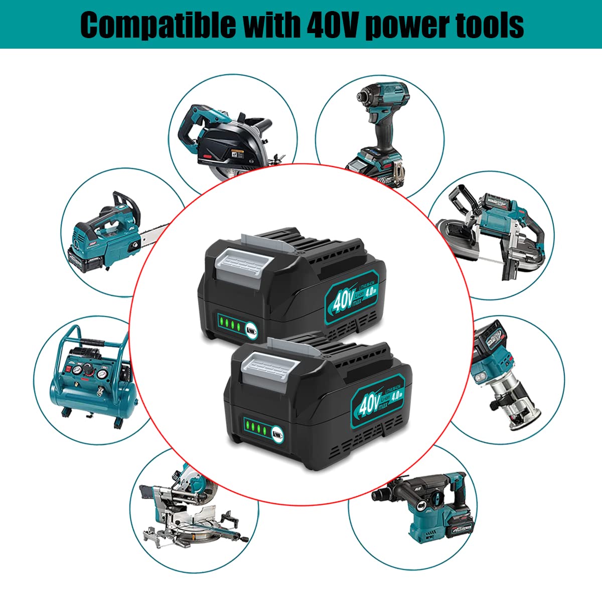 Makita BL4040 40V 4Ah バッテリーMakita BL4040 バッテリー 40V 4.0Ah 